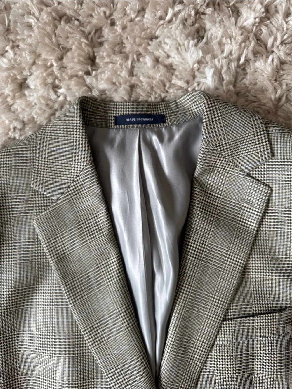 Ralph Lauren Linen/Silk 2 Button Suit